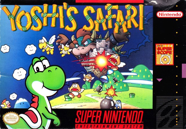 Front cover of Yoshi's Safari for Super Nintendo